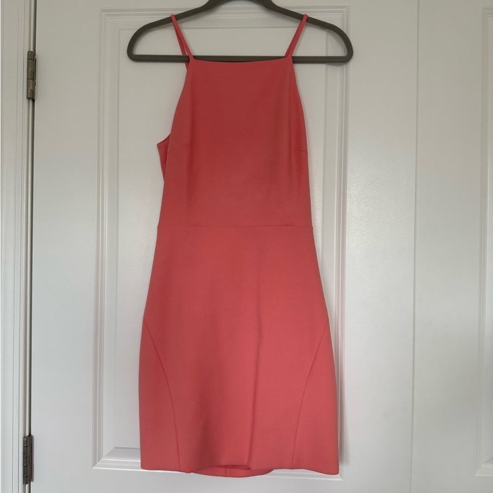 Coral Sleeveless Dress